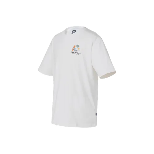 New Balance Surfer Couple Стандартная футболка Женская Белая