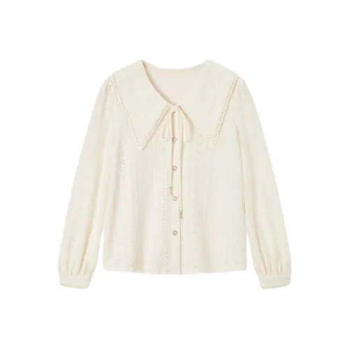 EICHITOO Экрю Женская Трикотажная Одежда