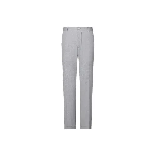 JODOLL Gray Men's Casual Pants JODOLL Серый Мужские Повседневные Брюки