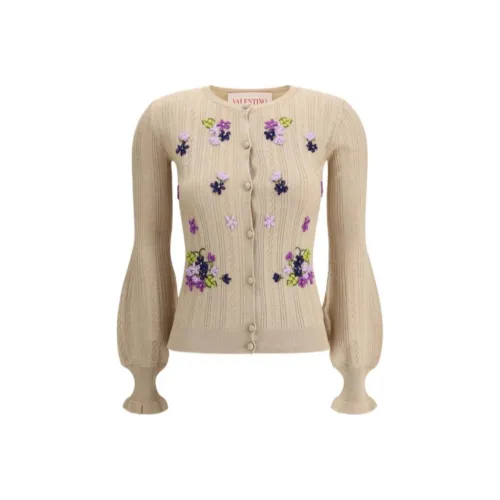 Valentino SS25 Свитер Женский Бежевый