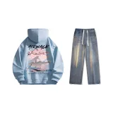 Set (Glacier Blue Fleece-Lined + Nostalgic Blue Jeans)  
Комплект (Ледниковый Синий с флисовой подкладкой + Ностальгический Синий Джинсы)