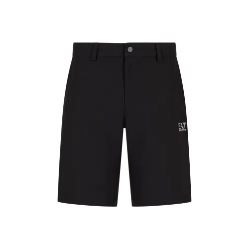EMPORIO ARMANI EA7 GOLF PRO Коллекция SS25 Повседневные шорты Мужской Черный