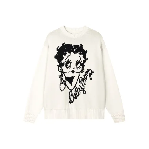 Betty Boop Бежево-абрикосовые Женские Свитеры