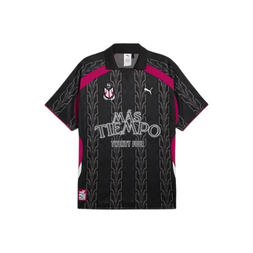PUMA MÁS Tiempo TWENTY FOUR Футбол Джерси Мужской Черный