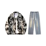 Комплект (Рисование чернилами + Винтажные синие джинсы)