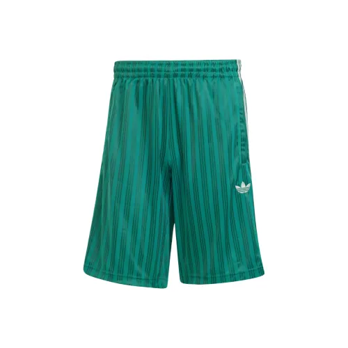 Adidas Originals Adicolor Повседневные шорты Мужской Преппи Зеленый Land