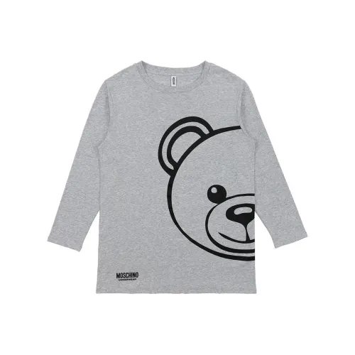 MOSCHINO Серые Женские Футболки