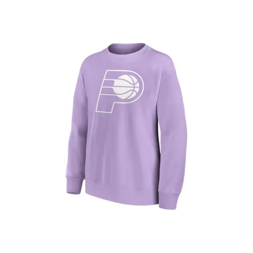 NBA Indiana Pacers Fanatics MONO Логотип Graphic Oversized CREW SWEATSHIRT Женский Фиолетовый