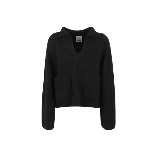 ALLUDE Черные Женские Свитеры