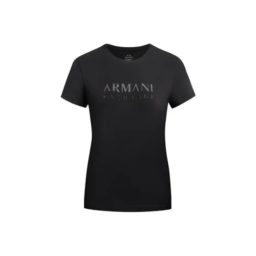 ARMANI EXCHANGE SS24 T Рубашка Женская Черная