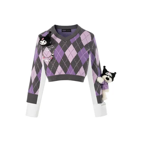 13 DEMARZO Свитер Женский Фиолетовый