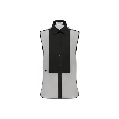 Dior Quarterly New Products Женские Рубашки Черного Цвета