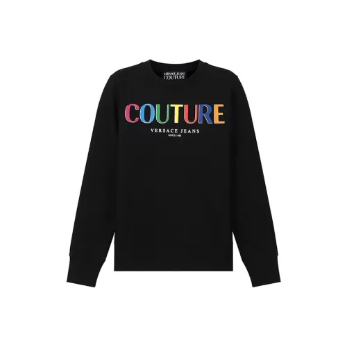 VERSACE JEANS COUTURE Черные Женские Свитшоты