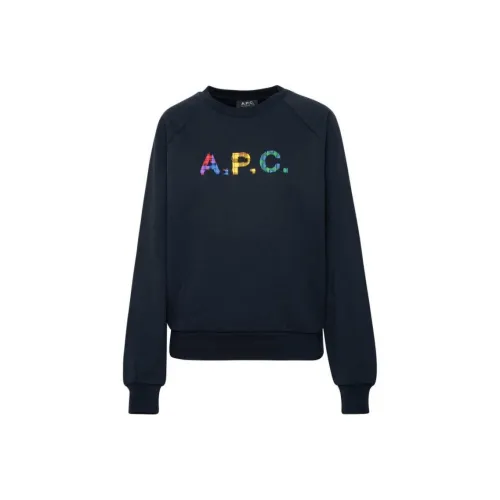 A.P.C Синий Женские Свитшоты