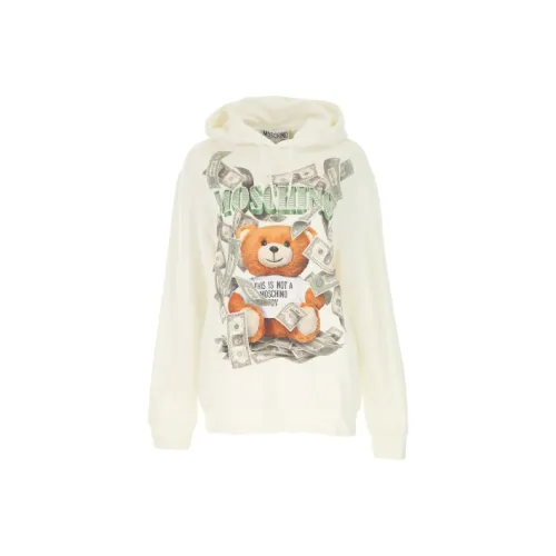 MOSCHINO Белый Женские Свитшоты