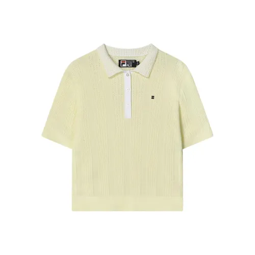 FILA Chrysanthemum Желтый Женские Трикотаж