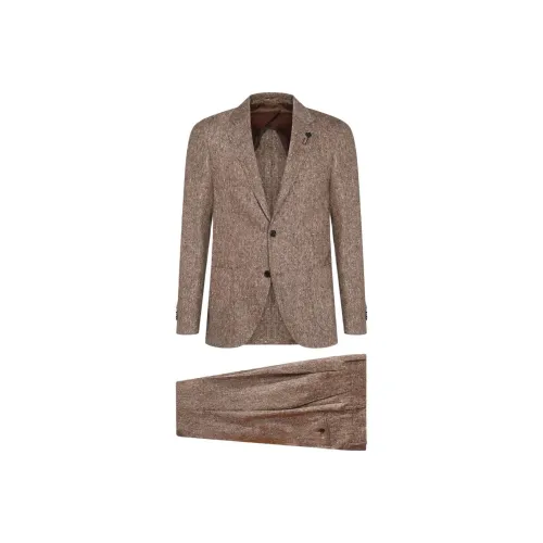 LARDINI Бизнес-костюм мужской бежевый