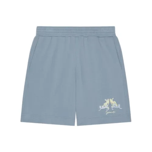 Givenchy FW24 Повседневные шорты Мужские Серый Синий