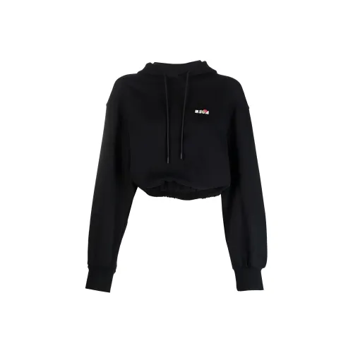 MSGM Черные Женские Свитшоты