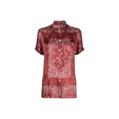 Golden Goose Женские Рубашки Красного Цвета