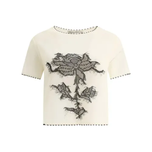 DIOR SS23 T Рубашка Женская Бежевая