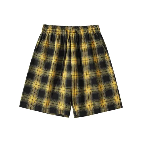 EMINU Повседневные шорты унисекс желтые