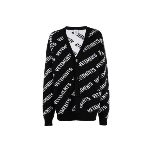 Vetements Черный Женский Трикотаж