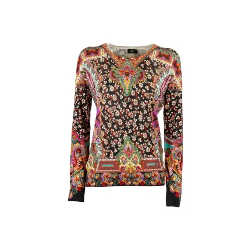 ETRO Многоцветные Женские Кашемировые Свитеры