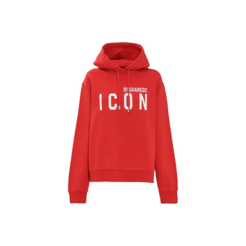 DSQUARED 2 FW21 Толстовка Женская Красная