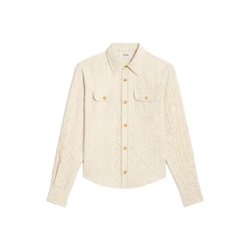CELINE Бежевые Женские Рубашки