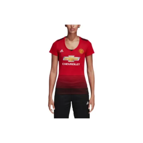 Adidas Женские футболки красного цвета