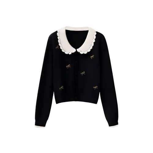 Alxnan Черные Женские Свитеры