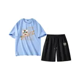 Лев Светло-синий + Модный Лев K Черный