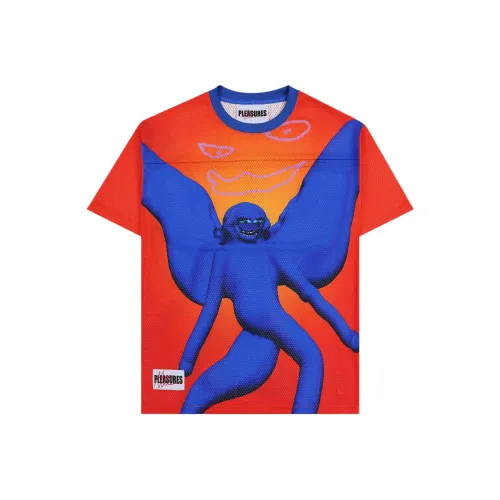 PLEASURES Austin Lee Collaboration Апельсин Унисекс Футбольные Джерси