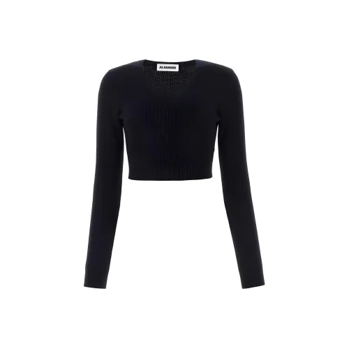 JIL SANDER Черные Женские Свитеры