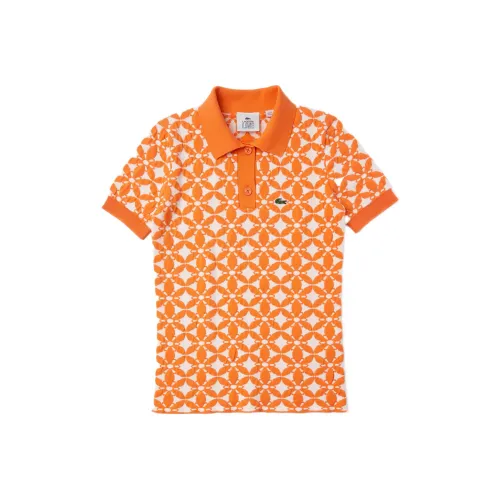 LACOSTE Апельсиновые Женские Поло