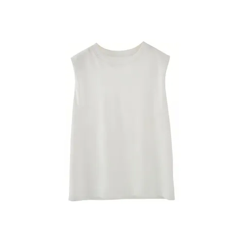 SOON FLOWER Топ на бретелях Женский Белый