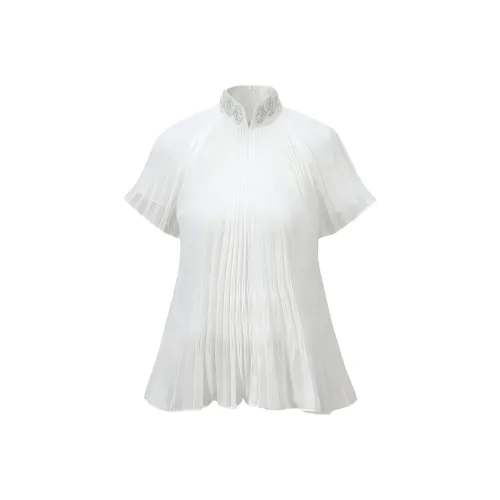 Shanghai Tang SS24 Рубашка Женская Белая