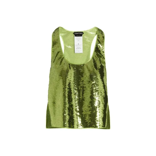 TOM FORD Зеленые Женские Топы без бретелек