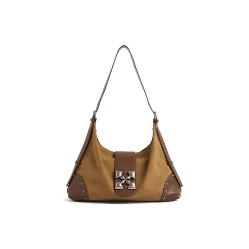 JACD Полиэстер Сумка через плечо Стандартная Женская Солнце Дубленый Коричневый