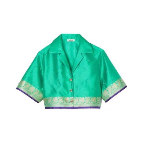 SANDRO Зеленые Женские Рубашки