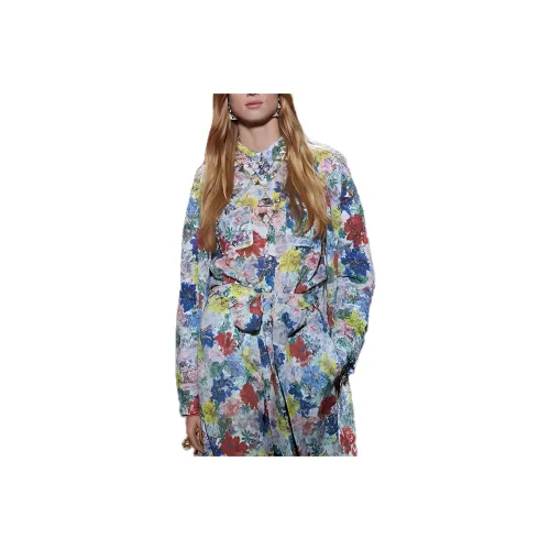 CHANEL 24 Весенняя Летняя Рубашка Женская Многоцветная