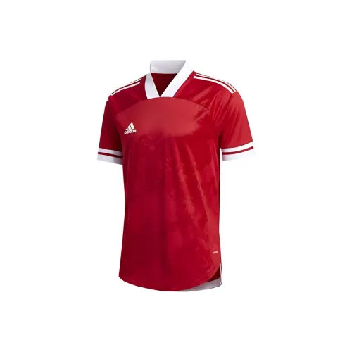 Adidas Condivo Джерси Футбол Джерси Мужской Красный