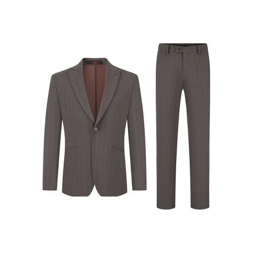 SEVEN Включает Жилет Трёхкомпонентный Набор Бизнес-Костюм Мужской CAMEL