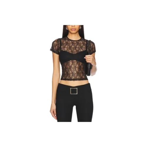 Miaou Черные Женские Футболки