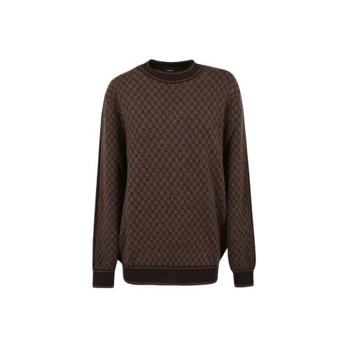BALMAIN FW23 Свитер Женский Коричневый