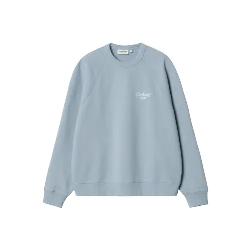 Carhartt WIP FW24 W' Signature Sweat Свитшот Женский Ice Синий