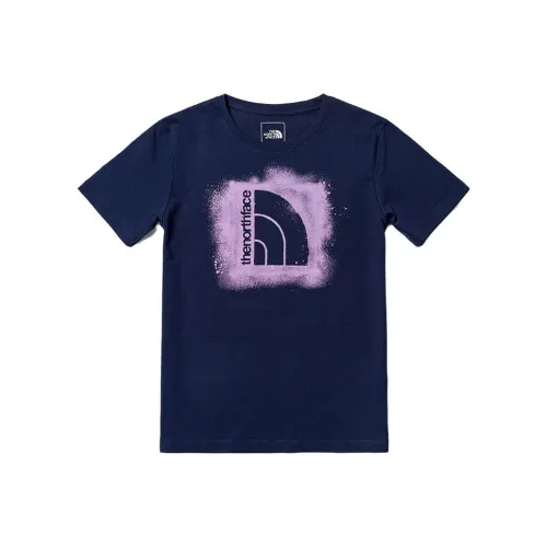 The North Face Комплект с короткими рукавами T-Shirt Женская Темно-синий