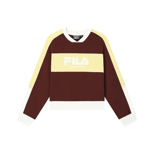 FILA Бургундский Вино Женские Свитшоты