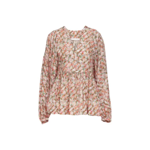 See By Chloe Red Women's Shirts See By Chloe Красные Женские Рубашки